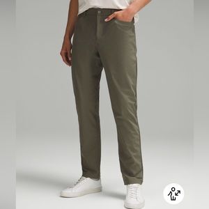 ABC Classic-Fit 5 Pocket Pant, 32"L *Warpstreme, Dark Olive, NWT, Size: 46/32